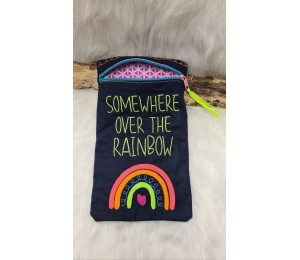 ITH Stickdatei - Somewhere over the rainbow Tasche